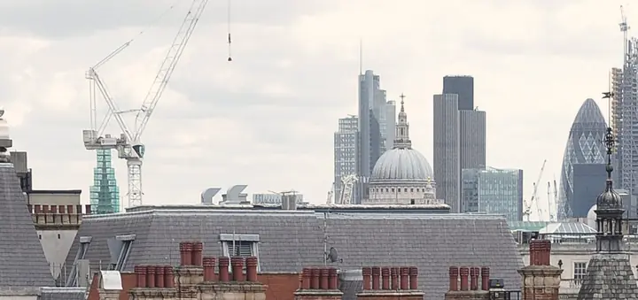 The City of London skyline